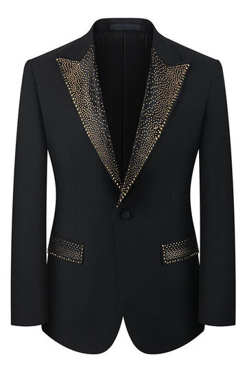 Black Peak Kavajslag Pärlstav 3-delade Män Kostymer